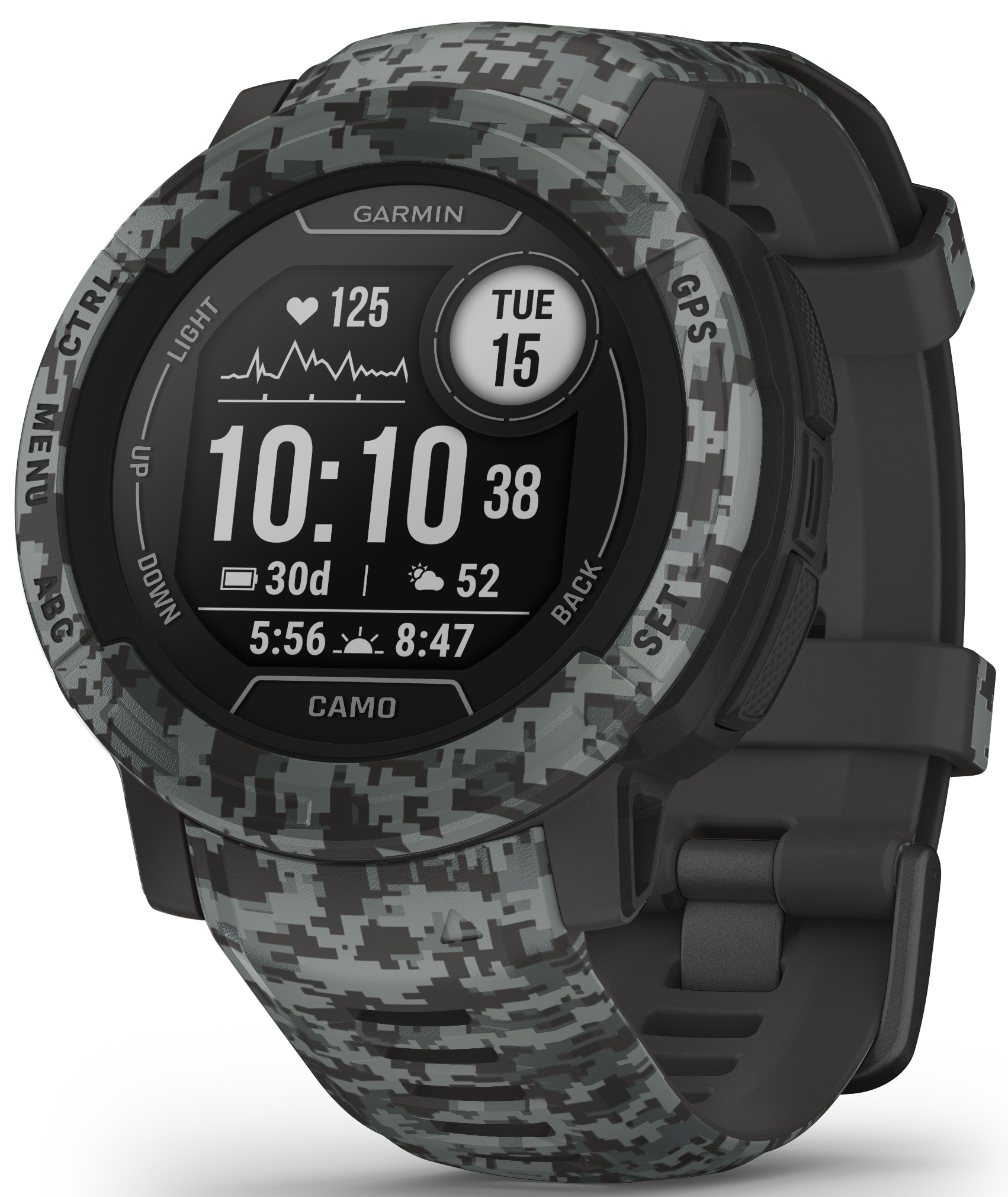 Garmin 010-02626-03 Instinct 2 Camo Edition Gummi Ø45 mm - Garmin