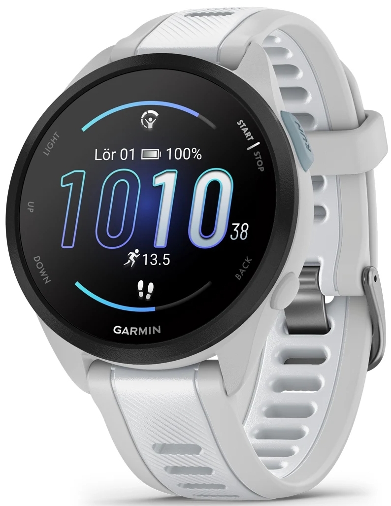 Garmin 010-02863-21 Forerunner 165 Svart/Gummi Ø43 mm - Garmin