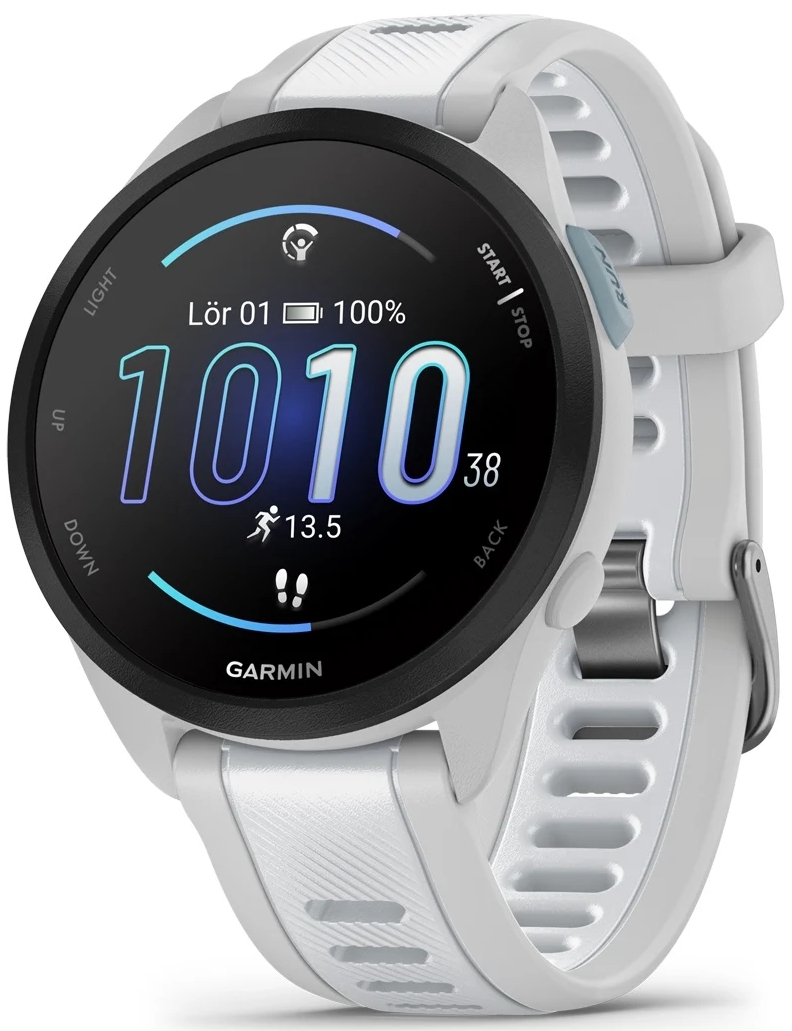 Garmin 010-02863-31 Forerunner 165 Music Svart/Gummi Ø43 mm - Garmin