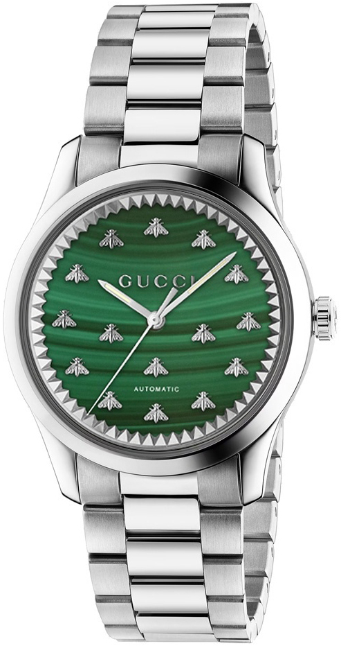 Gucci YA1264176 G-Timeless Grön/Stål Ø38 mm - Gucci