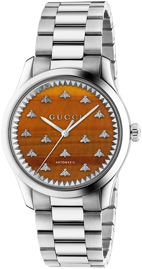 Gucci YA1264177 G-Timeless Orange/Stål Ø38 mm - Gucci