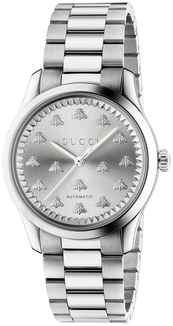 Gucci Damklocka YA1264190 G-Timeless Silverfärgad/Stål Ø38 mm - Gucci
