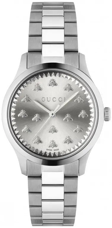 Gucci Damklocka YA1265031 G-Timeless Silverfärgad/Stål Ø32 mm - Gucci