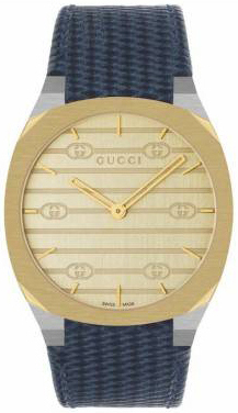 Gucci YA163418 Guld/Läder Ø38 mm - Gucci