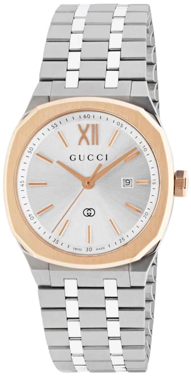 Gucci 25H Damklocka YA163508 Silverfärgad/Stål Ø30 mm