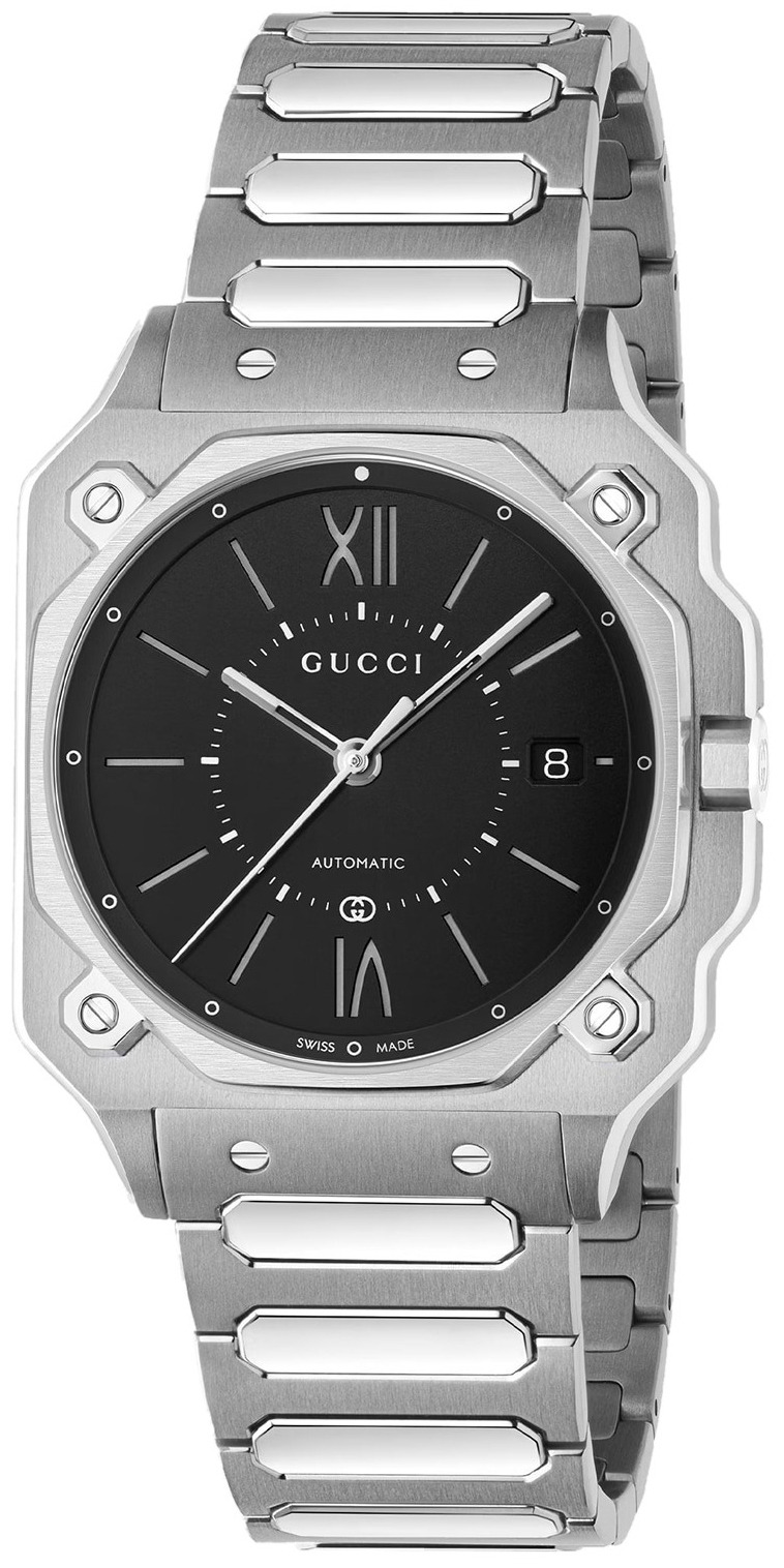 Gucci YA166401 G Flat Svart/Stål - Gucci