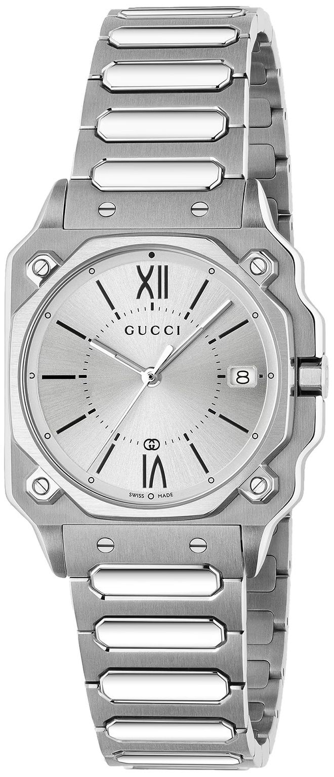 Gucci YA166504 G Flat Silverfärgad/Stål - Gucci