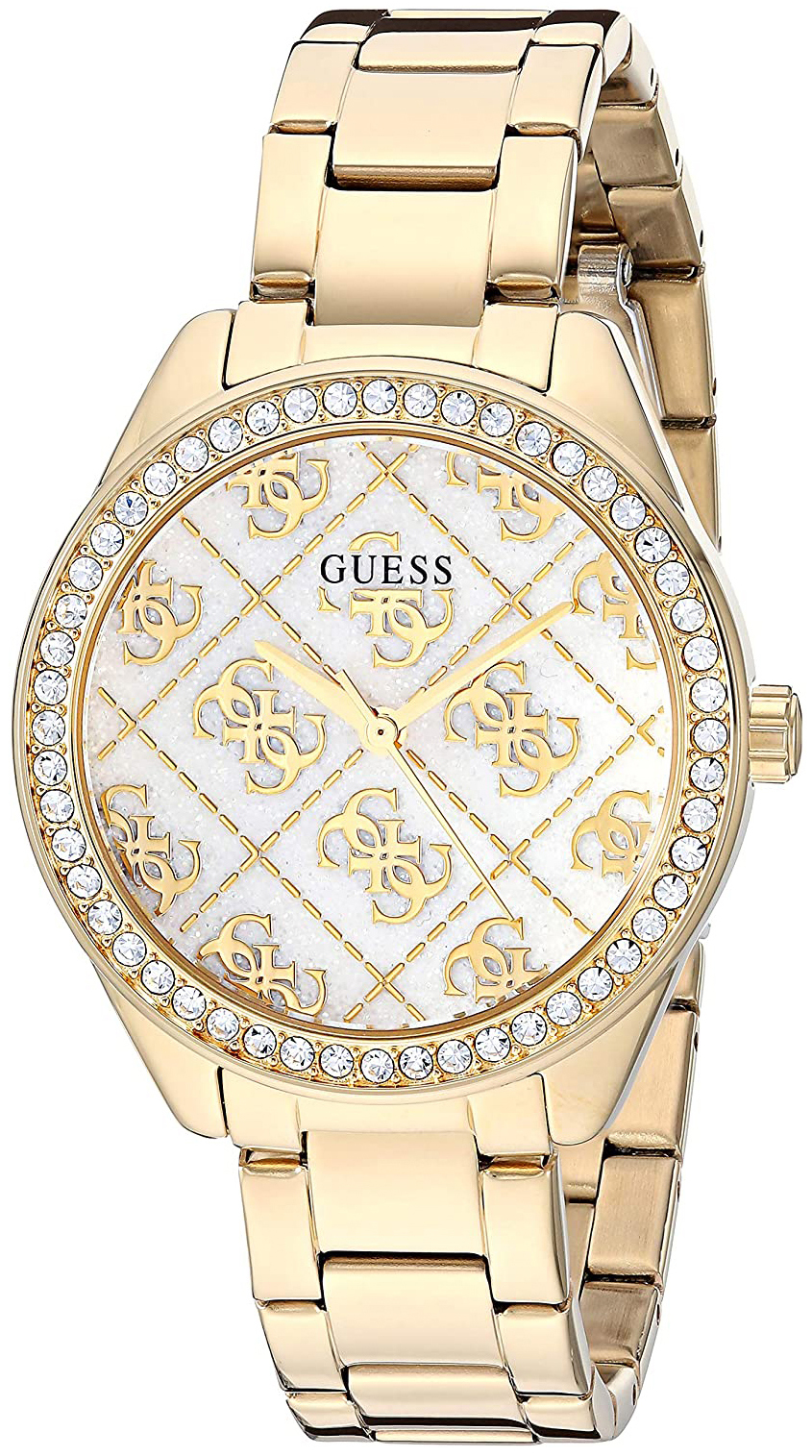Guess Damklocka GW0001L2 Vit/Gulguldtonat stål Ø37 mm - Guess