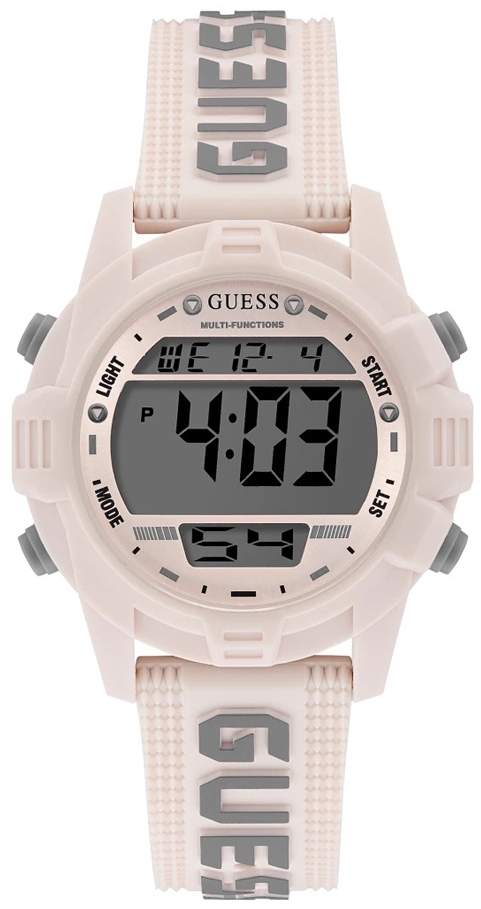 Guess Damklocka GW0015L4 Boost Grå/Gummi Ø43 mm - Guess