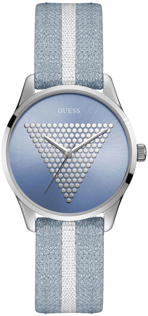 Guess Damklocka GW0021L1 Mini Blå/Läder Ø36 mm - Guess