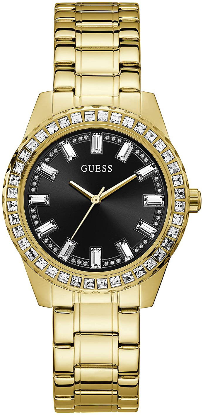Guess Damklocka GW0111L2 Svart/Gulguldtonat stål Ø38 mm - Guess
