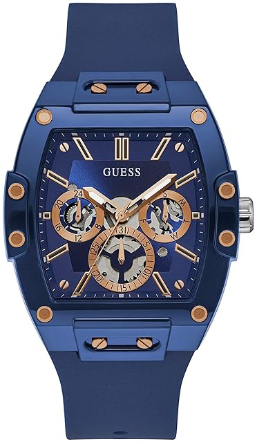 Guess Herrklocka GW0203G7 Phoenix Blå/Gummi - Guess
