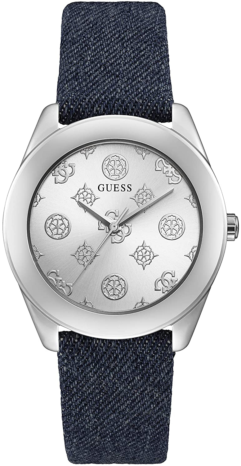 Guess Damklocka GW0228L1 Silverfärgad/Läder Ø40 mm - Guess