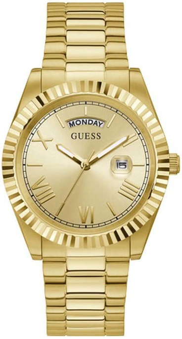 Guess Herrklocka GW0265G2 Connoisseur Guld/Gulguldtonat stål Ø42 mm - Guess