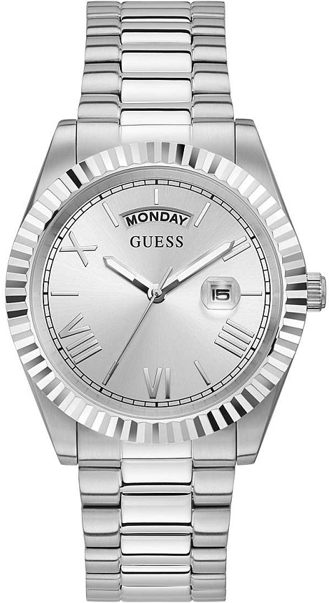 Guess Herrklocka GW0265G6 Silverfärgad/Stål Ø42 mm