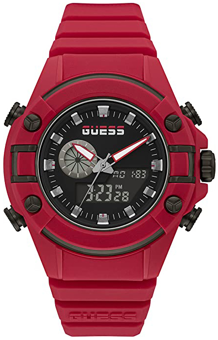 Guess Herrklocka GW0269G5 Svart/Resinplast Ø47 mm - Guess