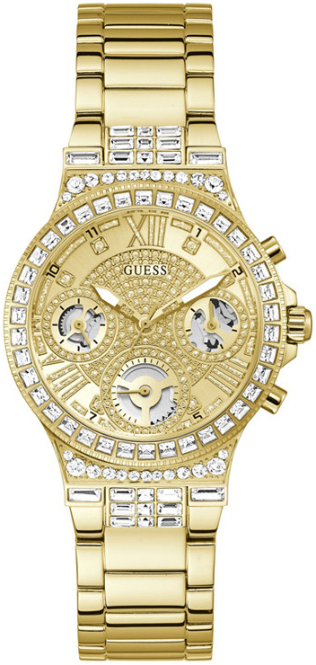 Guess Damklocka GW0320L2 Multifunction Guld/Gulguldtonat stål Ø36 mm - Guess