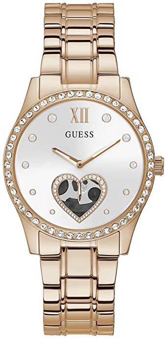 Guess Damklocka GW0380L3 Trend Silverfärgad/Roséguldstonat stål - Guess
