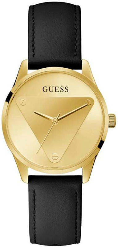 Guess Damklocka GW0399L3 Emblem Guld/Läder Ø40 mm - Guess