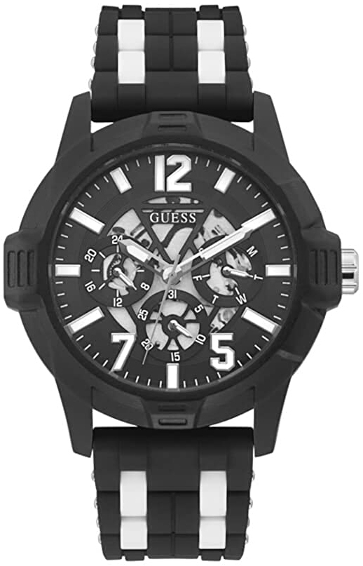 Guess Herrklocka GW0428G1 Striker Svart/Gummi Ø50 mm - Guess
