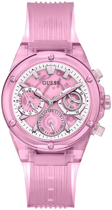 Guess Damklocka GW0438L2 Multifunction Rosa/Resinplast Ø39 mm - Guess