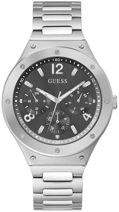 Guess Herrklocka GW0454G1 Scope Svart/Stål Ø44 mm - Guess
