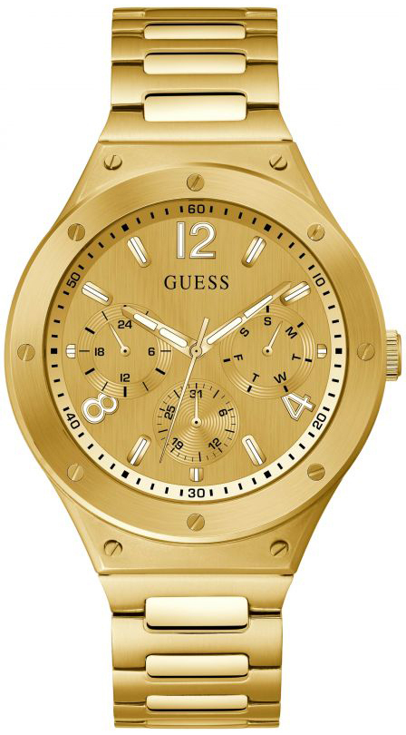 Guess Herrklocka GW0454G2 Scope Guld/Gulguldtonat stål Ø44 mm - Guess