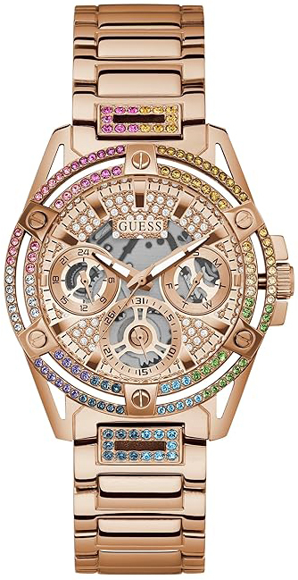 Guess Damklocka GW0464L5 Queen Roséguldstonad/Roséguldstonat stål - Guess