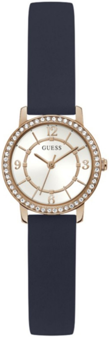 Guess Damklocka GW0469L2 Melody Silverfärgad/Gummi Ø28 mm - Guess