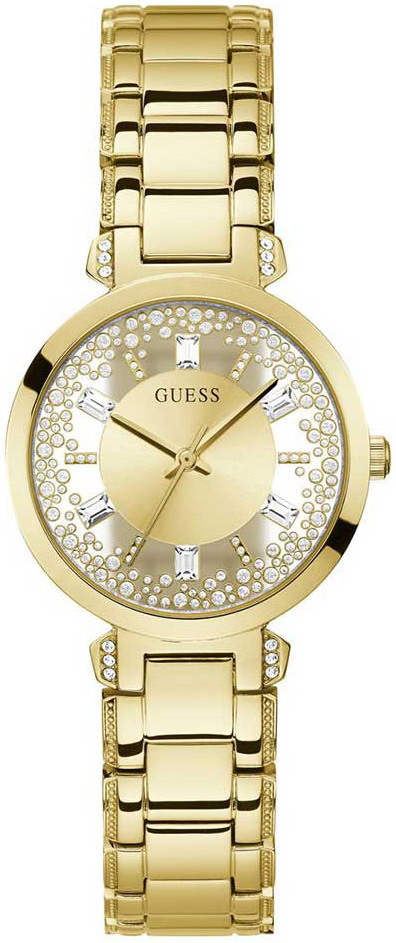 Guess Damklocka GW0470L2 Crystal Guld/Gulguldtonat stål Ø33 mm - Guess