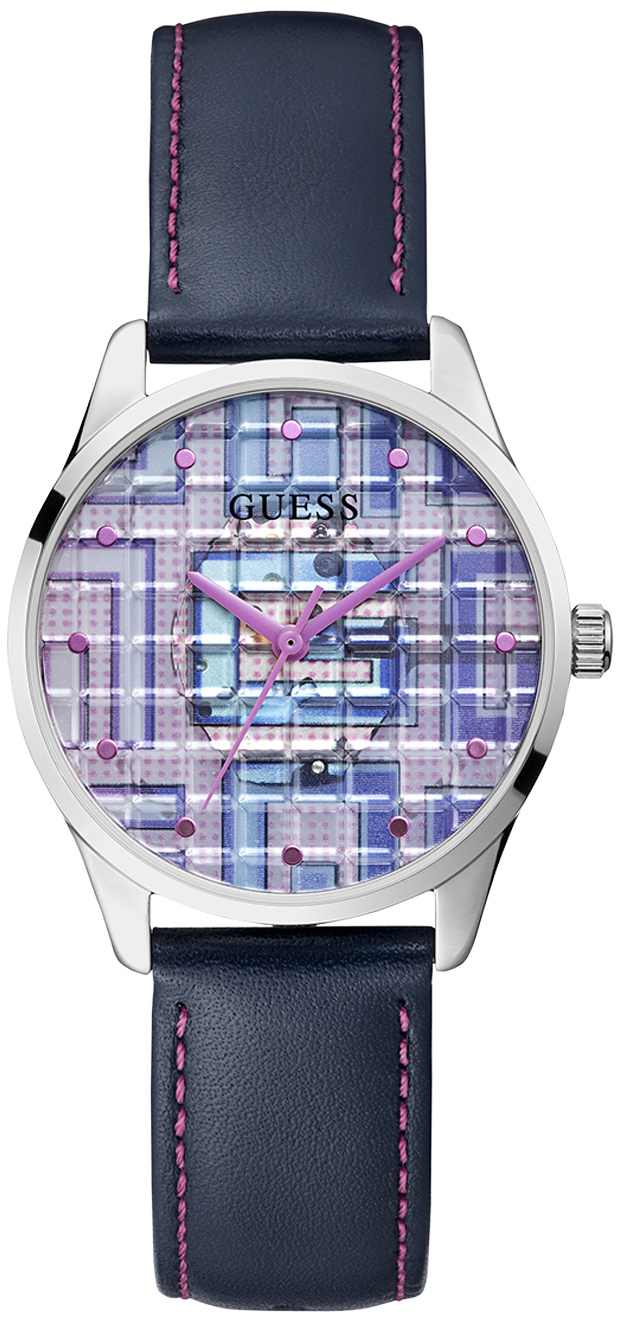 Guess Damklocka GW0480L1 Clearly Flerfärgad/Läder Ø36 mm - Guess