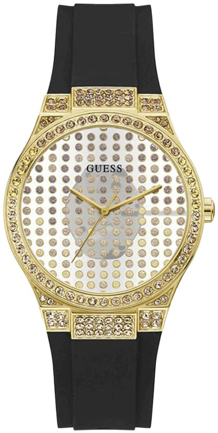 Guess Damklocka GW0482L1 Radiance Vit/Gummi Ø39 mm - Guess