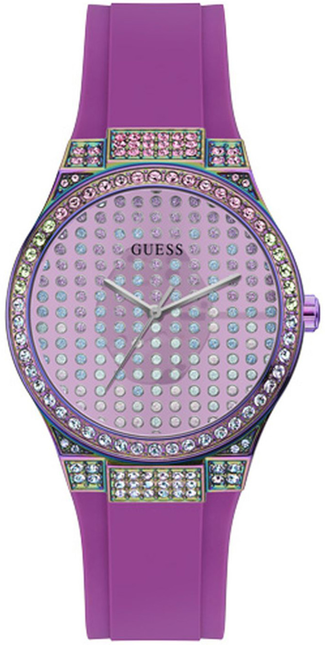 Guess Damklocka GW0482L2 Radiance Rosa/Gummi Ø39 mm - Guess