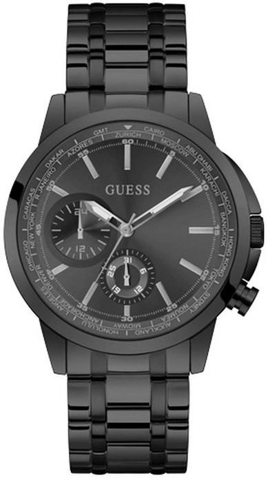 Guess Herrklocka GW0490G3 Spec Svart/Stål Ø44 mm - Guess