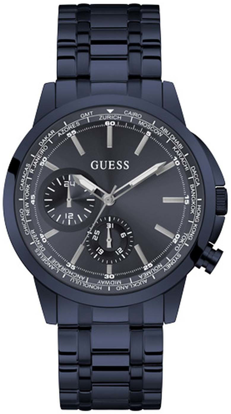 Guess Herrklocka GW0490G4 Spec Blå/Stål Ø44 mm - Guess