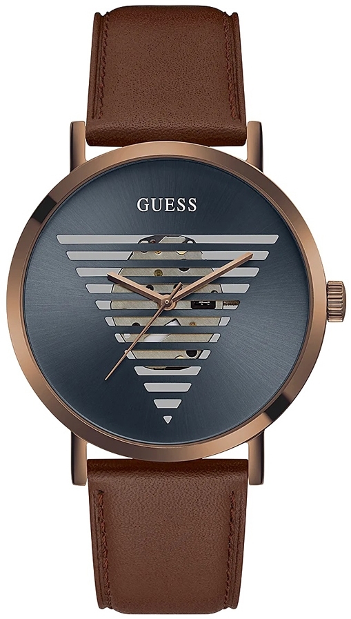 Guess Herrklocka GW0503G4 Idol Grå/Läder Ø44 mm - Guess