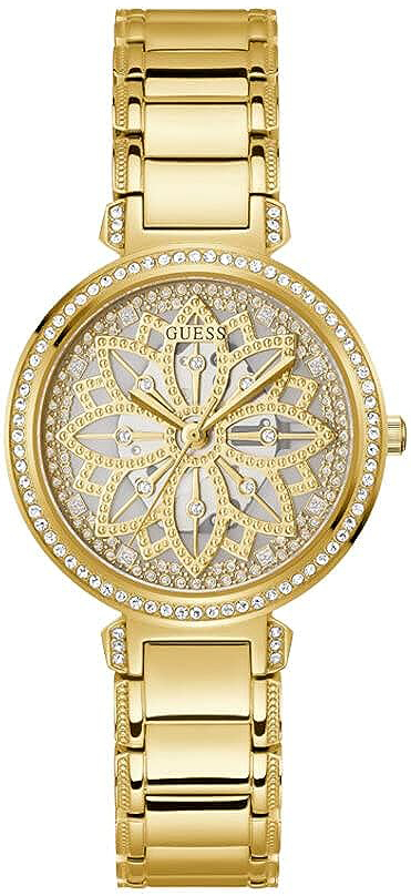 Guess Damklocka GW0528L2 Lily Skelettskuren/Gulguldtonat stål Ø36 mm - Guess