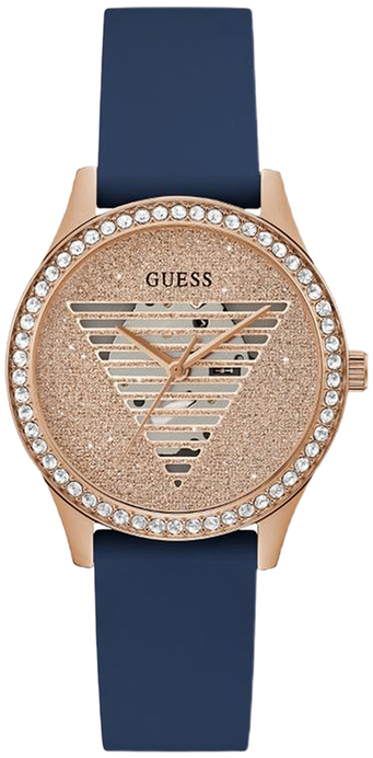 Guess Damklocka GW0530L3 Idol Roséguldstonad/Gummi Ø38 mm - Guess