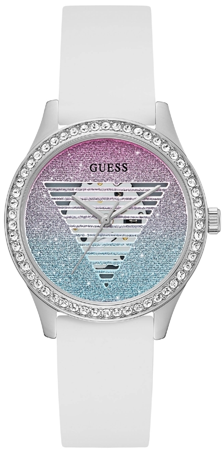 Guess Damklocka GW0530L5 Lady Idol Rosa/Gummi &Oslash;38 mm