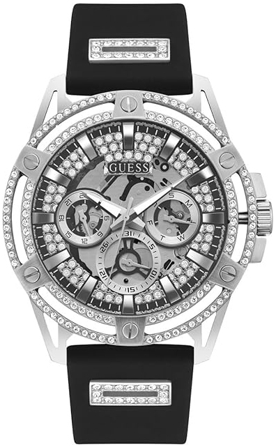 Guess Herrklocka GW0537G1 Multifunction Silverfärgad/Stål Ø48 mm - Guess