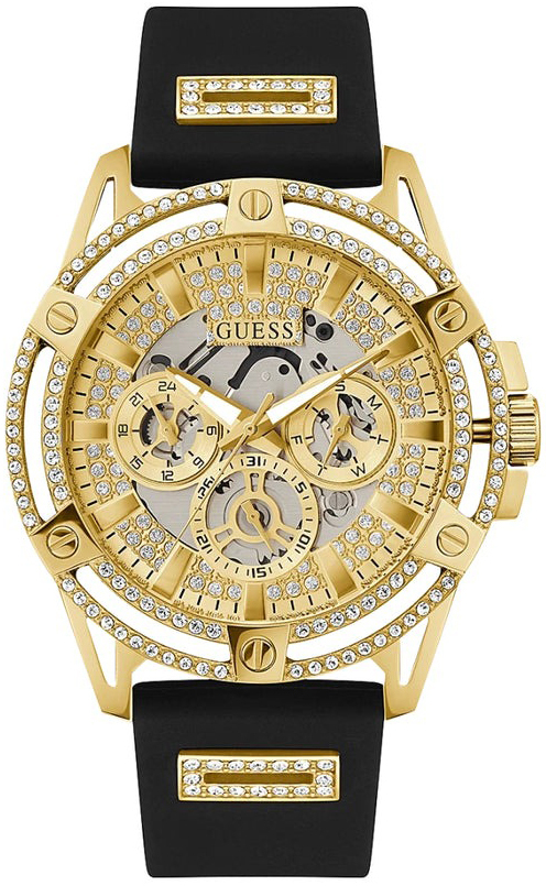 Guess Herrklocka GW0537G2 Multifunction Guld/Gulguldtonat stål Ø48 - Guess