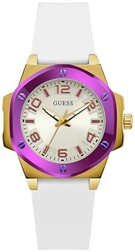 Guess Damklocka GW0556L2 G Hype Silverfärgad/Gummi Ø38 mm