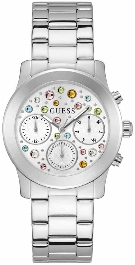 Guess Damklocka GW0559L1 Fantasia Silverfärgad/Stål Ø38 mm - Guess