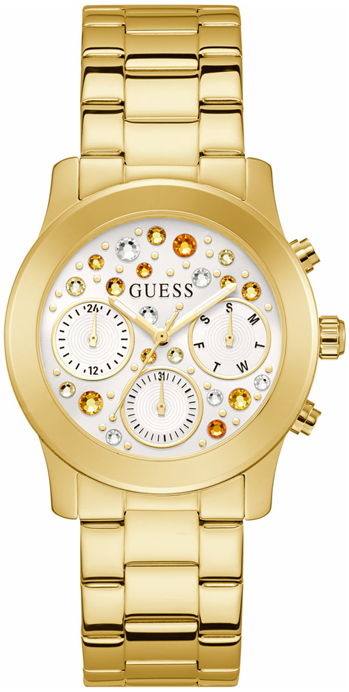 Guess Damklocka GW0559L2 Fantasia Vit/Gulguldtonat stål Ø38 mm - Guess