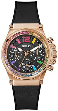 Guess Damklocka GW0562L3 Charisma Svart/Gummi Ø38 mm - Guess