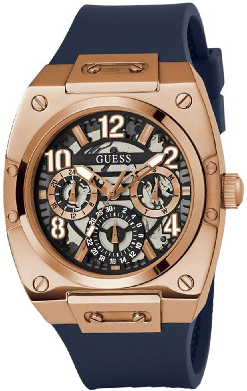 Guess Herrklocka GW0569G3 Prodigy Skelettskuren/Gummi - Guess
