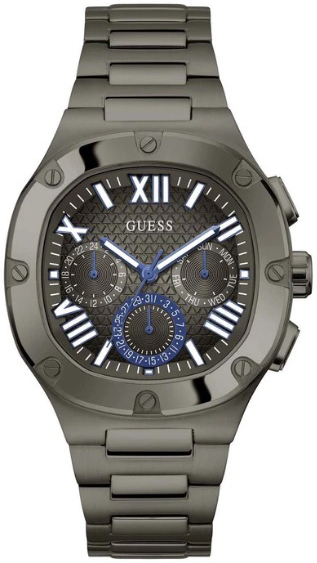 Guess Herrklocka GW0572G5 Grå/Stål Ø42 mm - Guess