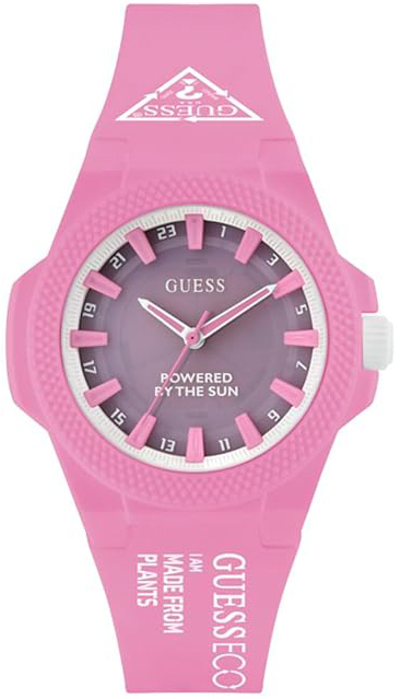 Guess Damklocka GW0587L3 Outspoken Lila/Gummi Ø40 mm - Guess