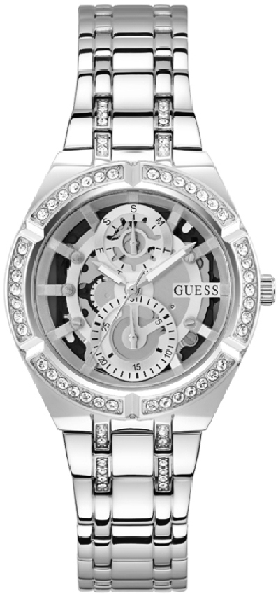 Guess Damklocka GW0604L1 Allara Skelettskuren/Stål Ø36 mm - Guess