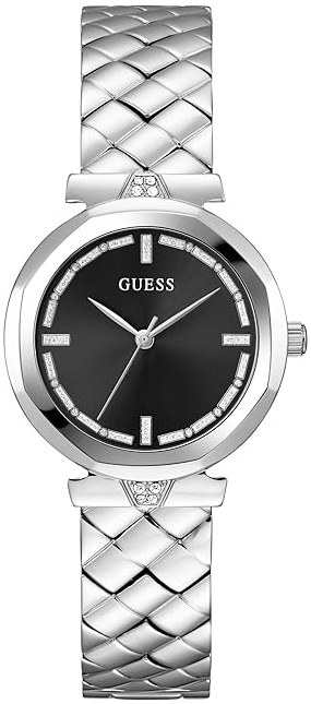 Guess Damklocka GW0613L1 Svart/Stål Ø34 mm - Guess